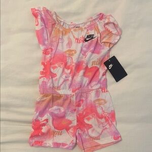 Nike Vibrant Pink and Orange Romper
